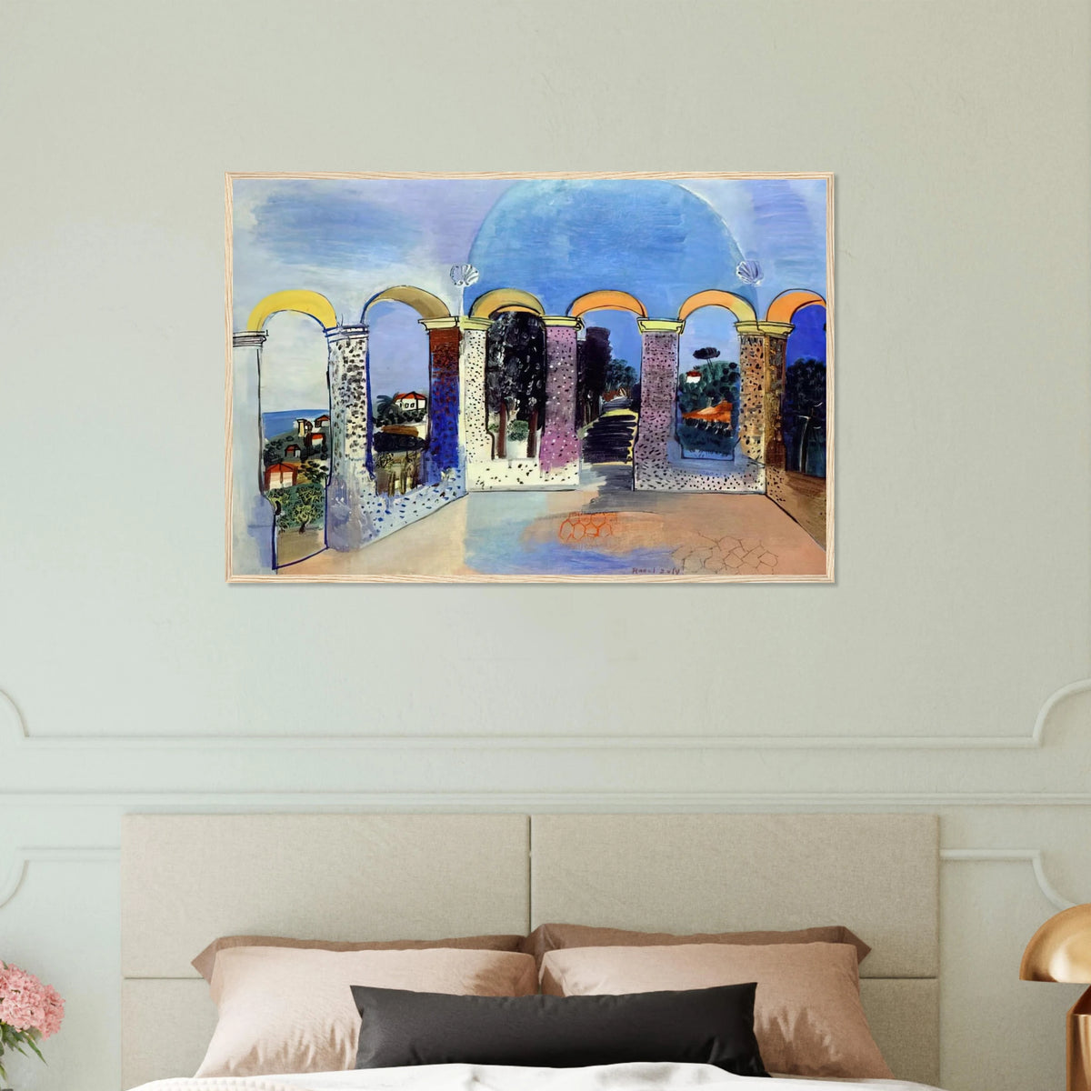 ARCADES AT VALLAURIS 1927 Framed Poster | Raoul Dufy Framed Prints Wall Art | Raoul Dufy Shop