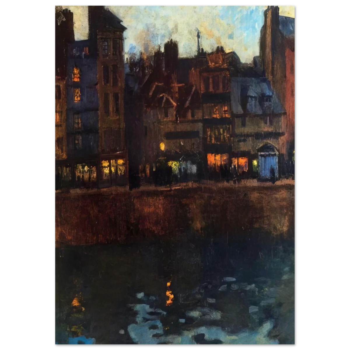 PIER OF LE HAVRE IN THE EVENING 1901 Poster | Raoul Dufy Poster | Raoul Dufy Shop