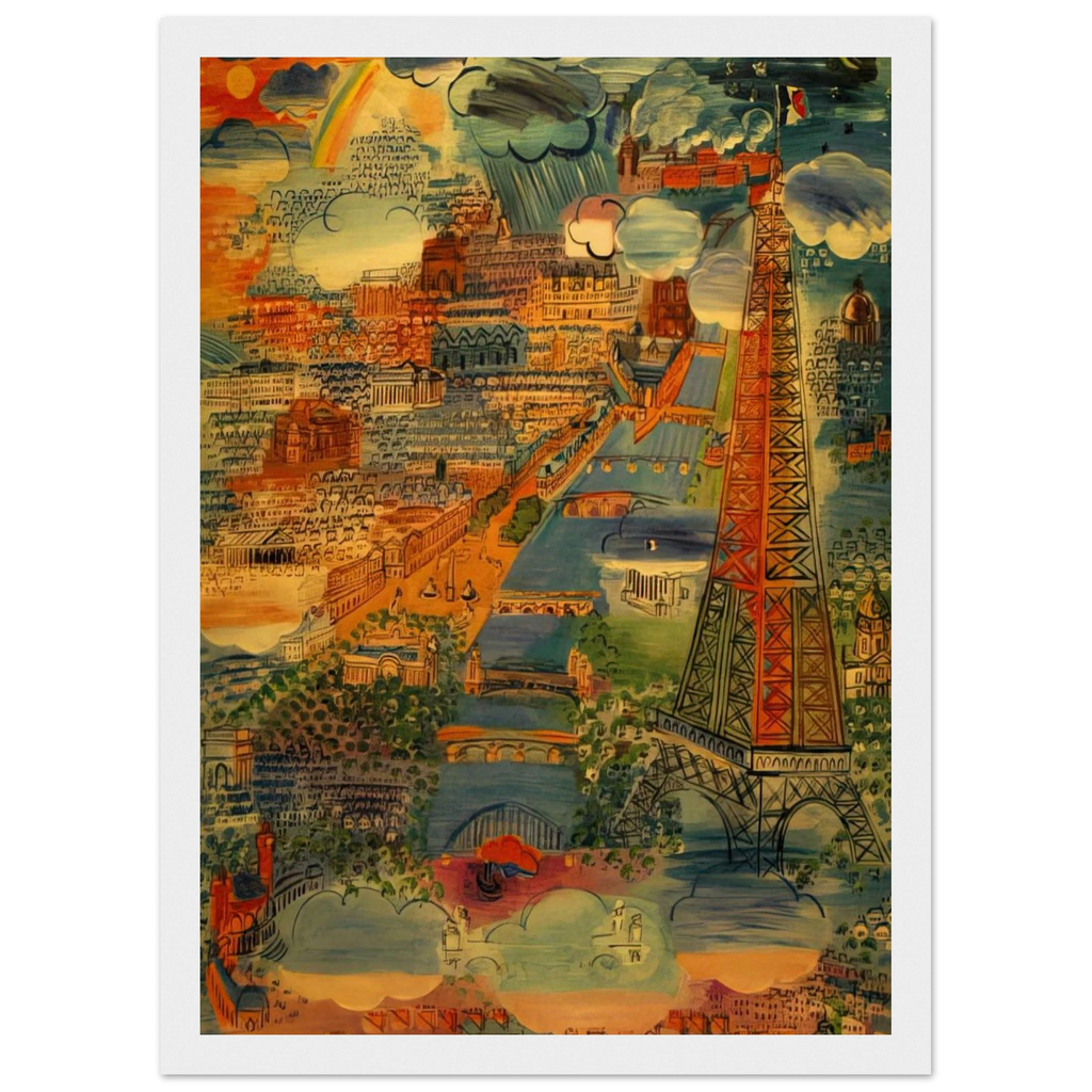 PARIS 1934 Framed Poster | Raoul Dufy Framed Prints Wall Art | Raoul Dufy Shop