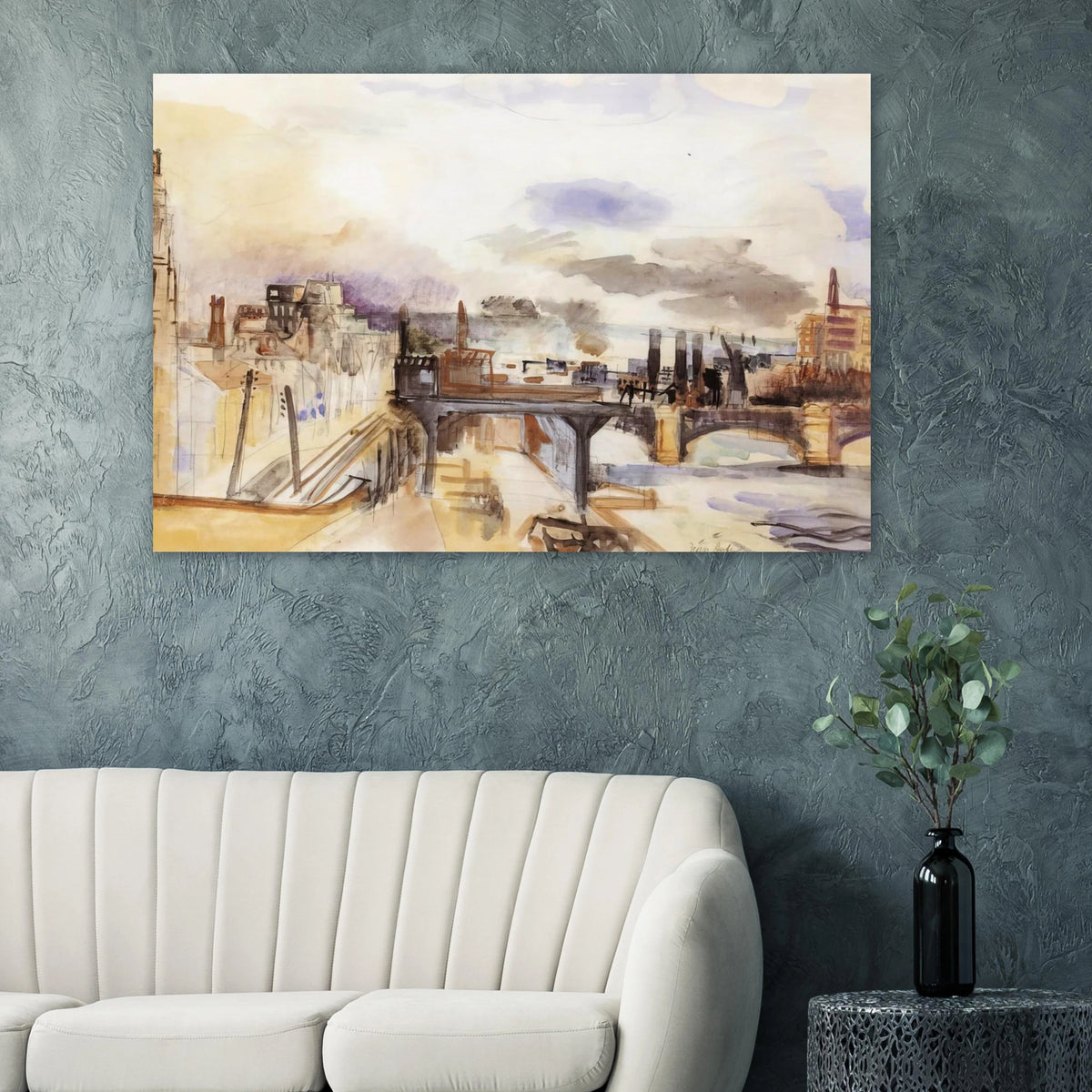 PARISIAN BRIDGE 1922 Poster | Raoul Dufy Poster | Raoul Dufy Shop