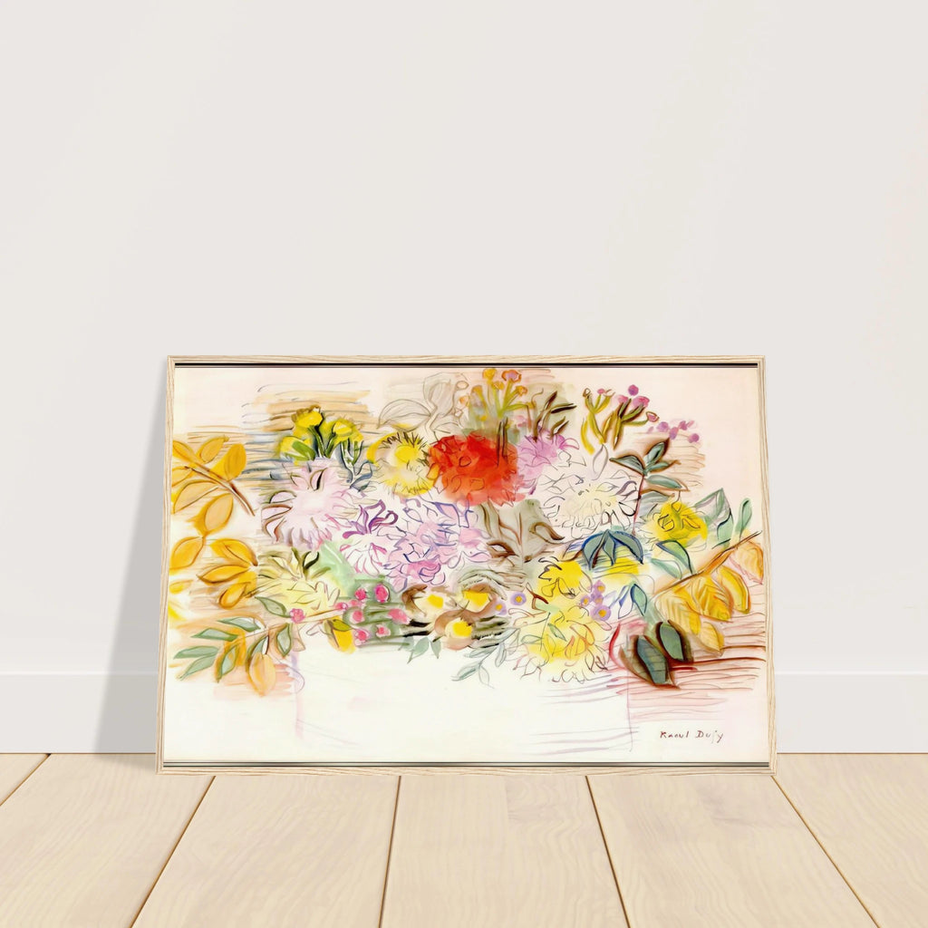 BOUQUET OF FLOWERS Framed Poster | Raoul Dufy Framed Prints Wall Art | Raoul Dufy Shop