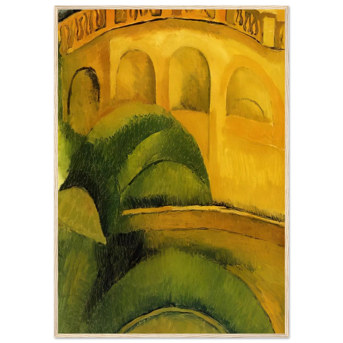 ARCADES AT L ESTAQUE 1908 Framed Poster | Raoul Dufy Framed Prints Wall Art | Raoul Dufy Shop