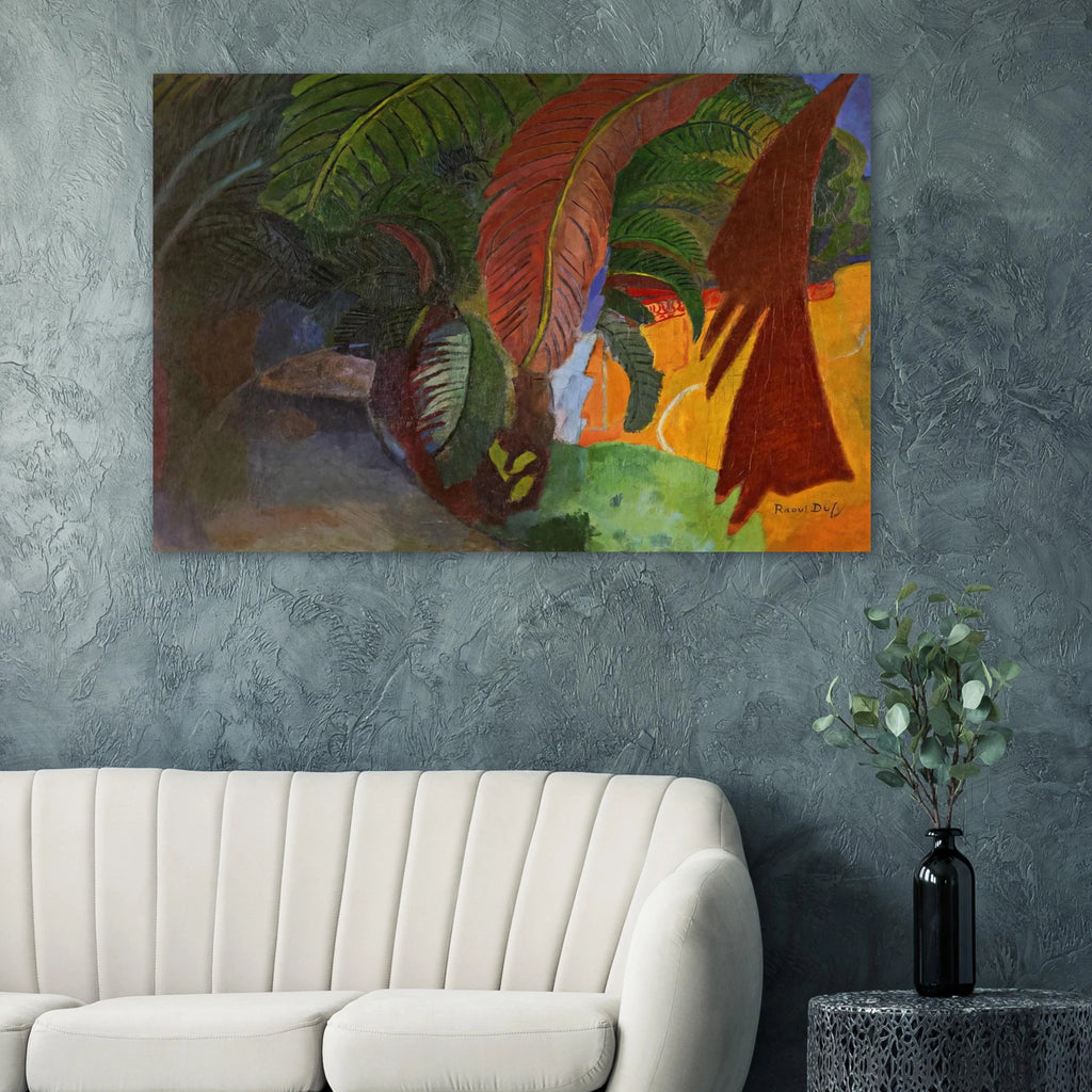PALM TREES AT MARTIGUES HOMAGE TO GAUGUIN 1910 Poster | Raoul Dufy Poster | Raoul Dufy Shop