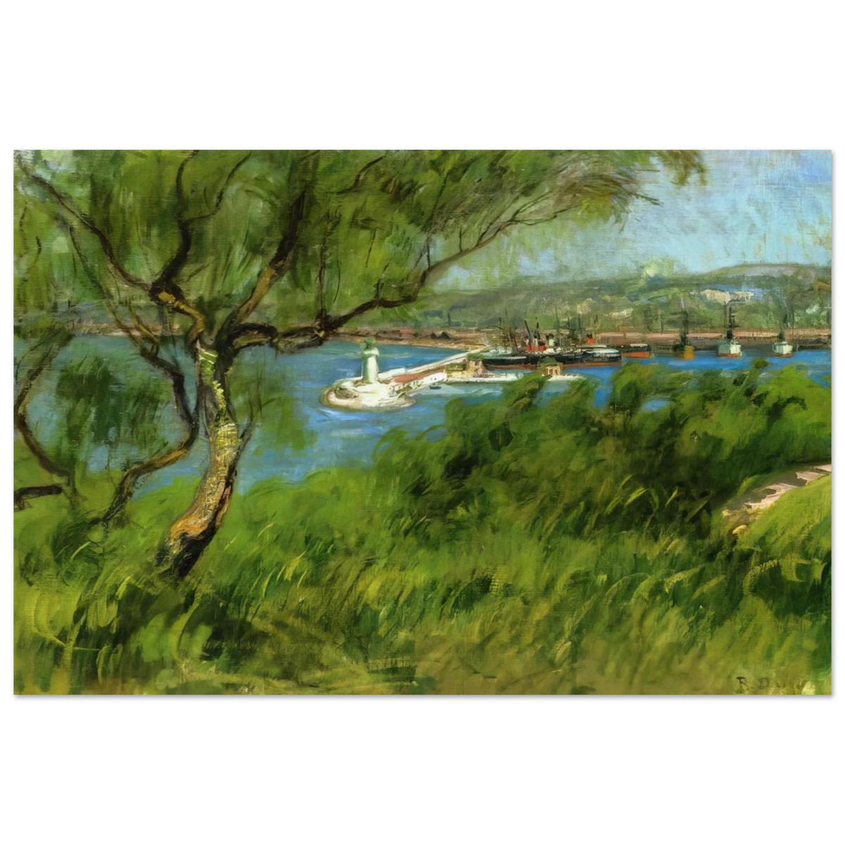 VIEW OF A PORT Poster | Raoul Dufy Poster | Raoul Dufy Shop