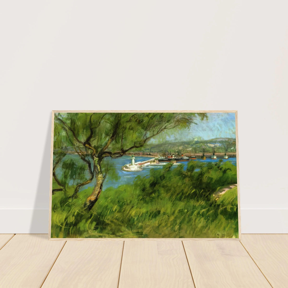 VIEW OF A PORT Framed Poster | Raoul Dufy Framed Prints Wall Art | Raoul Dufy Shop