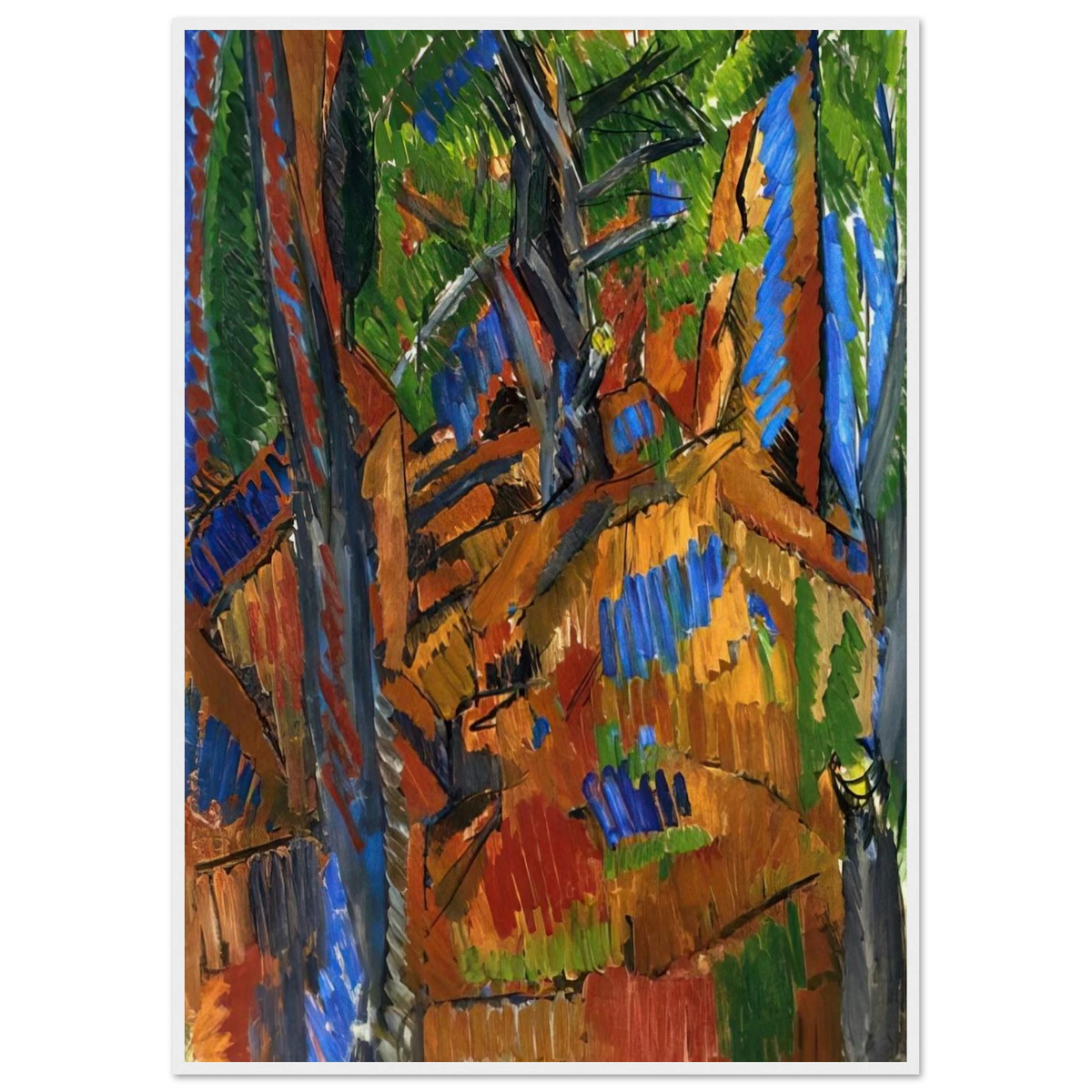 TREES 1913 Framed Poster | Raoul Dufy Framed Prints Wall Art | Raoul Dufy Shop