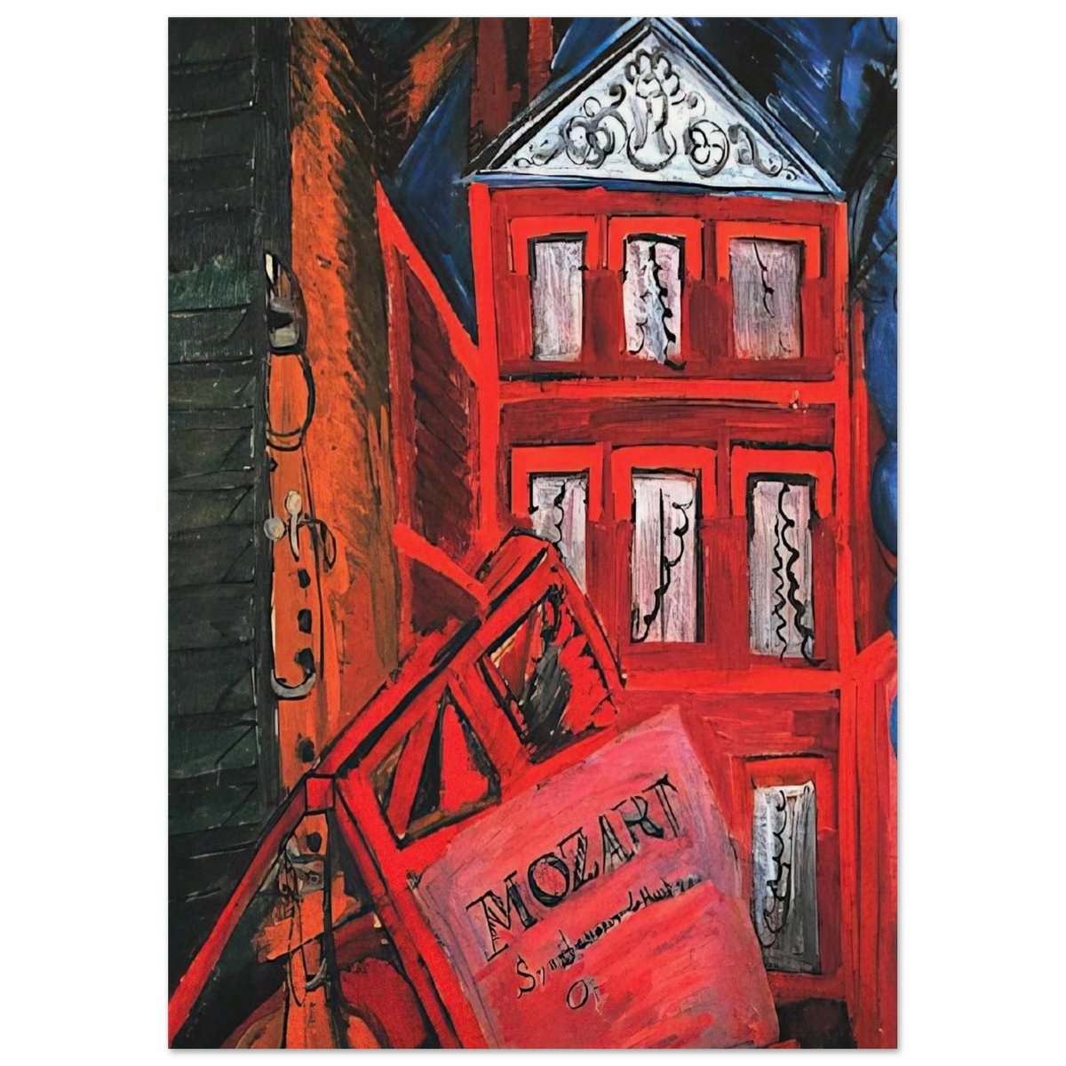 HOMMAGE TO MOZART 1915 Poster | Raoul Dufy Poster | Raoul Dufy Shop