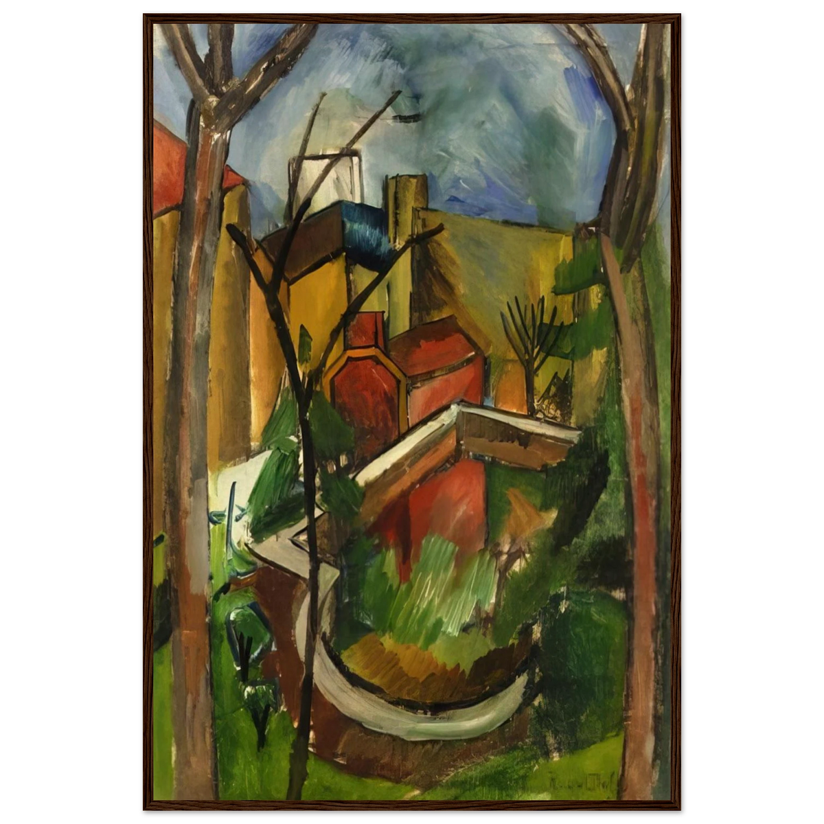 LANDSCAPE OF FALAISE 1910 Framed Poster | Raoul Dufy Framed Prints Wall Art | Raoul Dufy Shop