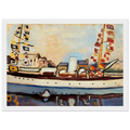 THE ENGLISH YACHT 1906 Framed Poster | Raoul Dufy Framed Prints Wall Art | Raoul Dufy Shop