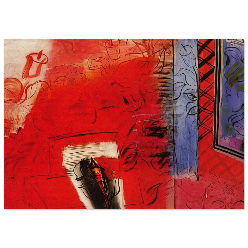 STILL LIFE WITH VIOLIN HOMMAGE TO BACH 1952 Poster | Raoul Dufy Poster | Raoul Dufy Shop