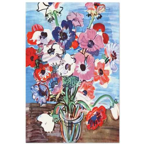 ANEMONES 1937 Poster | Raoul Dufy Poster | Raoul Dufy Shop