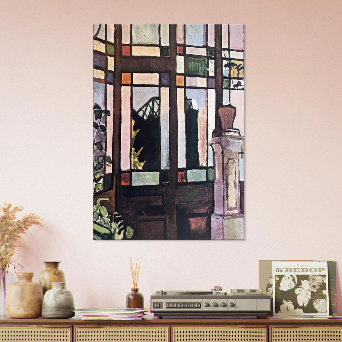 WINDOW WITH COLOURED GLASSES 1906 Canvas | Raoul Dufy Canvas | Raoul Dufy Shop