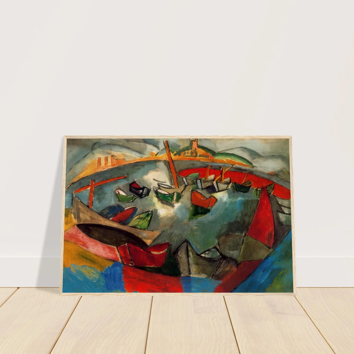 BOATS IN MARSEILLE 1908 Framed Poster | Raoul Dufy Framed Prints Wall Art | Raoul Dufy Shop
