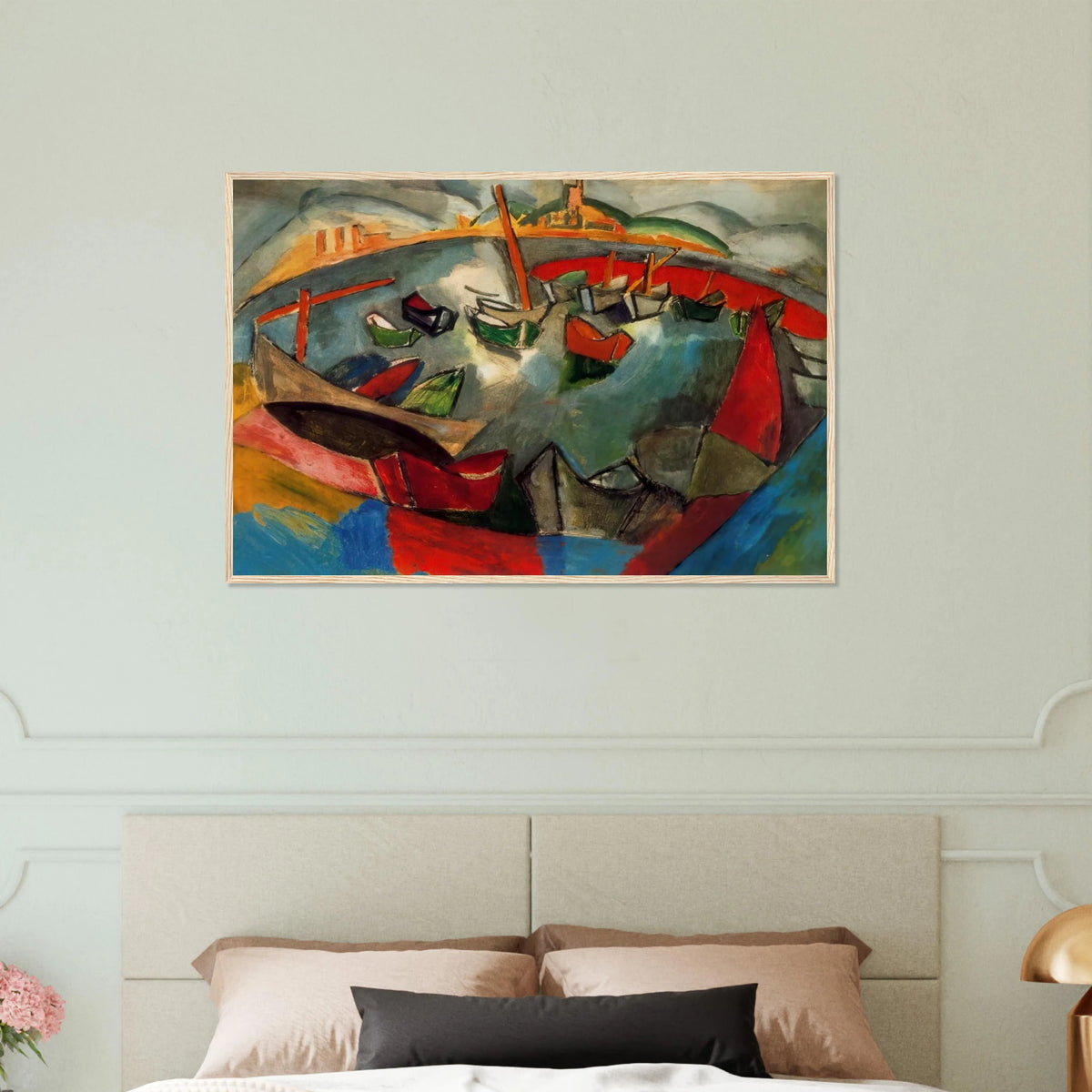 BOATS IN MARSEILLE 1908 Framed Poster | Raoul Dufy Framed Prints Wall Art | Raoul Dufy Shop