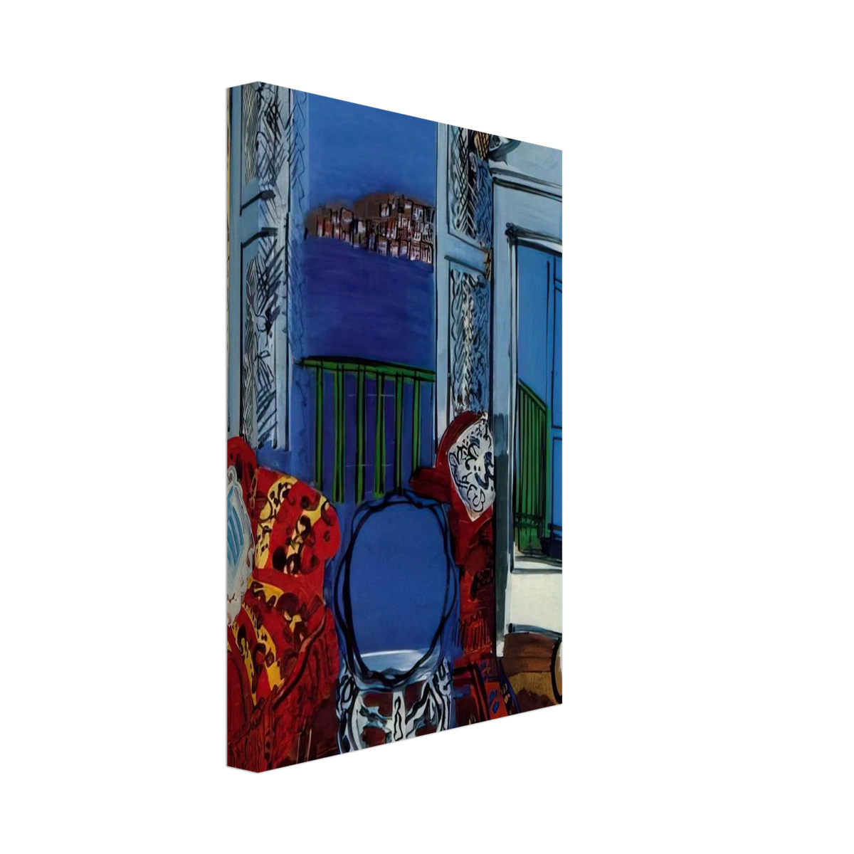 OPEN WINDOW 1928 Canvas | Raoul Dufy Canvas | Raoul Dufy Shop