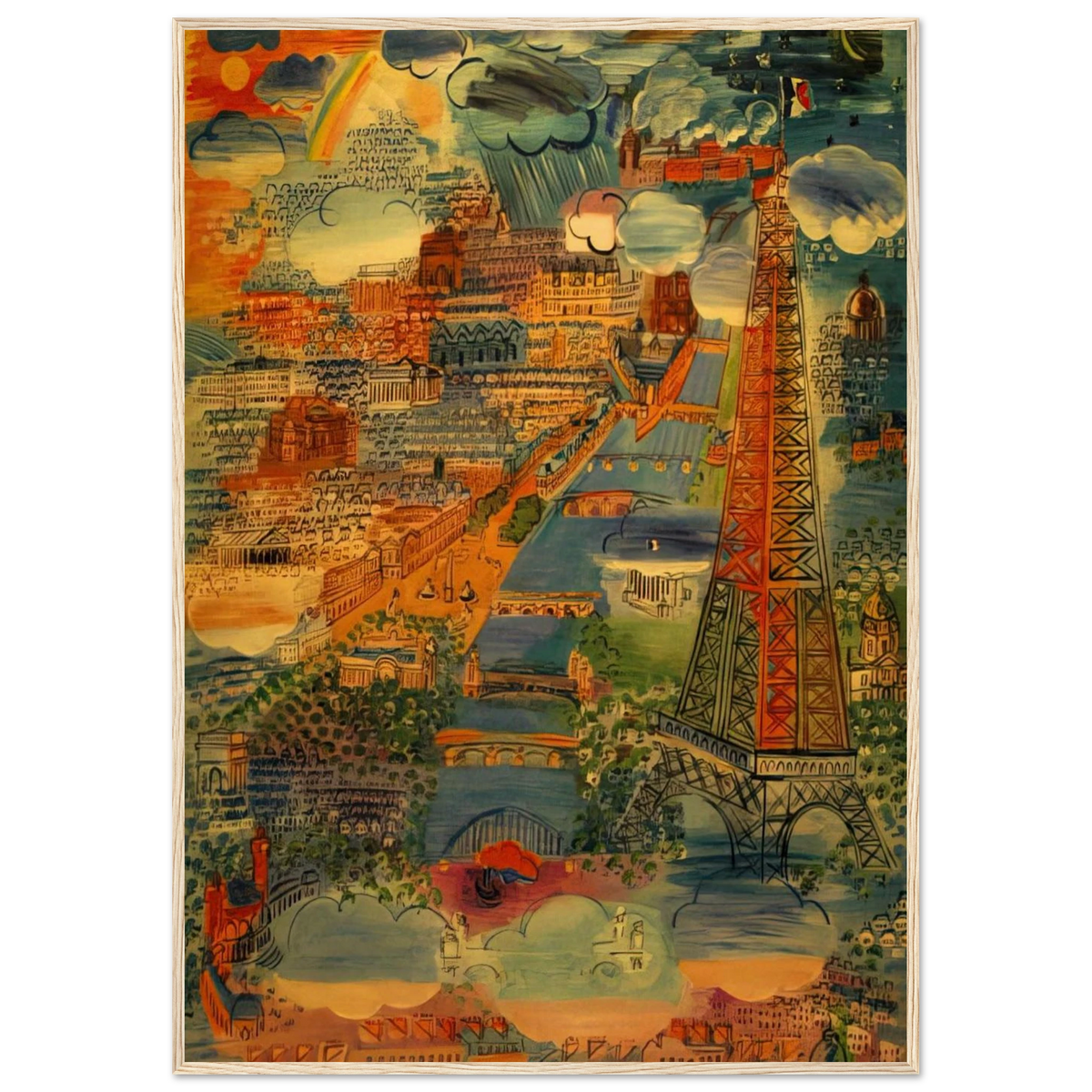 PARIS 1934 Framed Poster | Raoul Dufy Framed Prints Wall Art | Raoul Dufy Shop