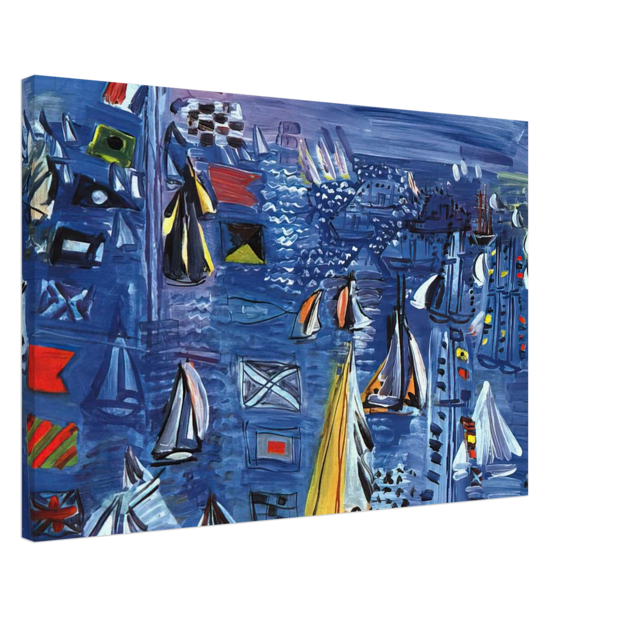 REGATTA AT COWES 1934 Canvas | Raoul Dufy Canvas | Raoul Dufy Shop