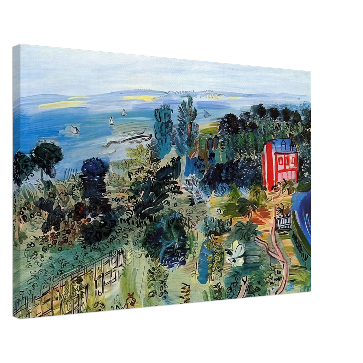 VILLERVILLE Canvas | Raoul Dufy Canvas | Raoul Dufy Shop