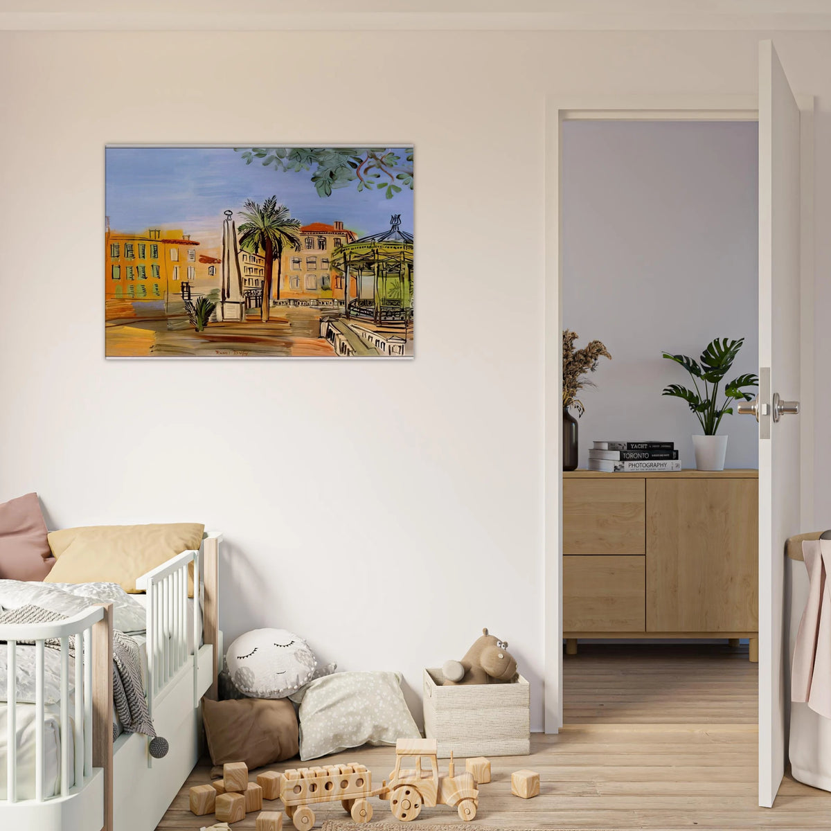 THE SQUARE IN HYERES Canvas | Raoul Dufy Canvas | Raoul Dufy Shop