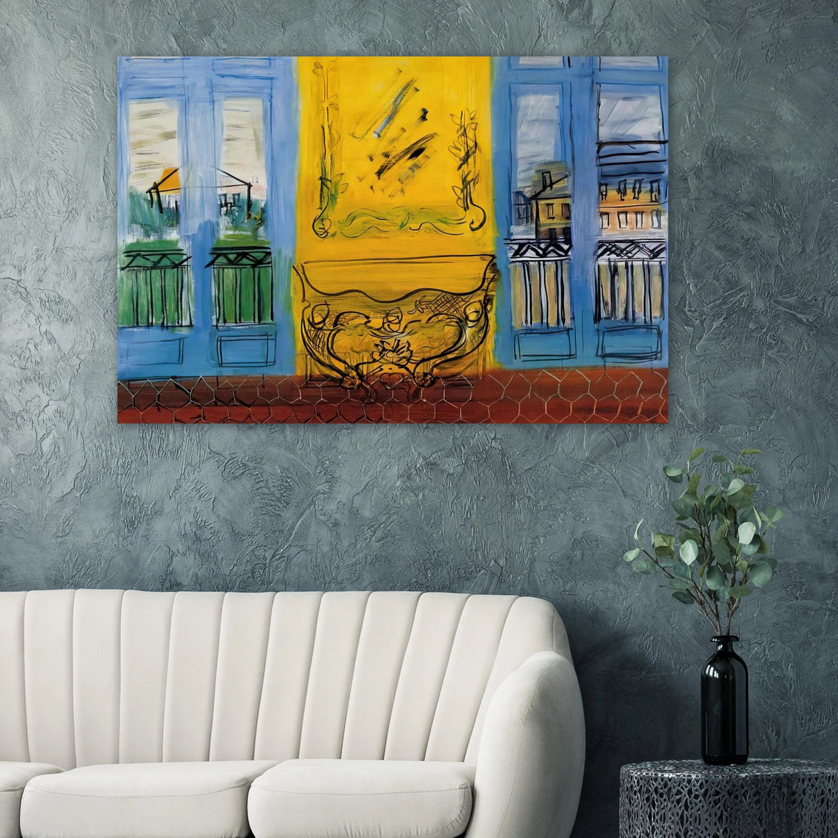 CONSOLE WITH TWO WINDOWS 1948 Poster | Raoul Dufy Poster | Raoul Dufy Shop