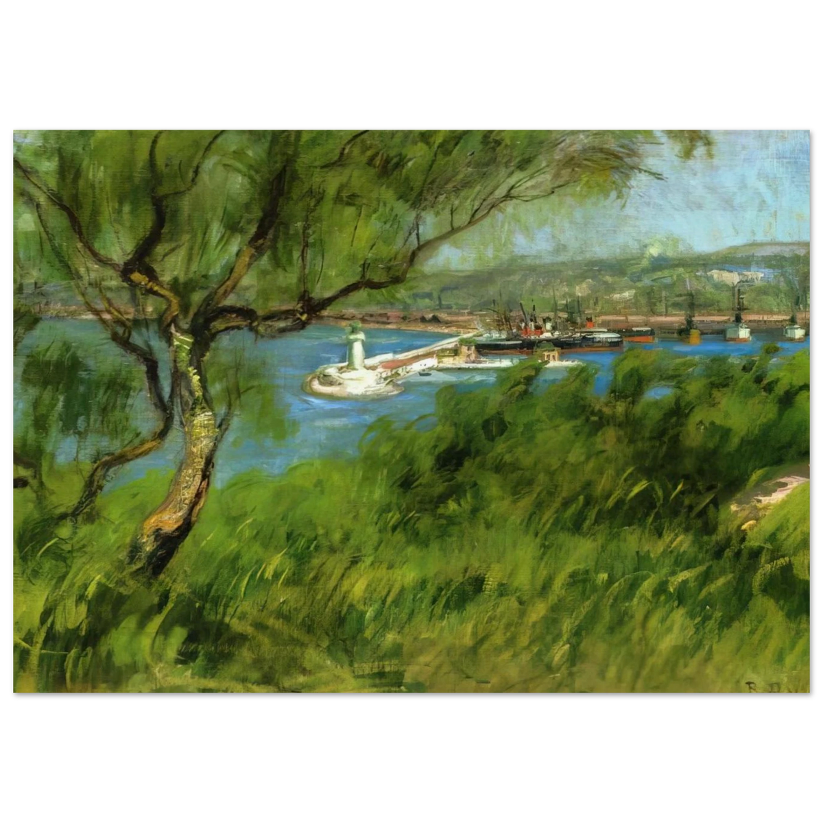 VIEW OF A PORT Poster | Raoul Dufy Poster | Raoul Dufy Shop