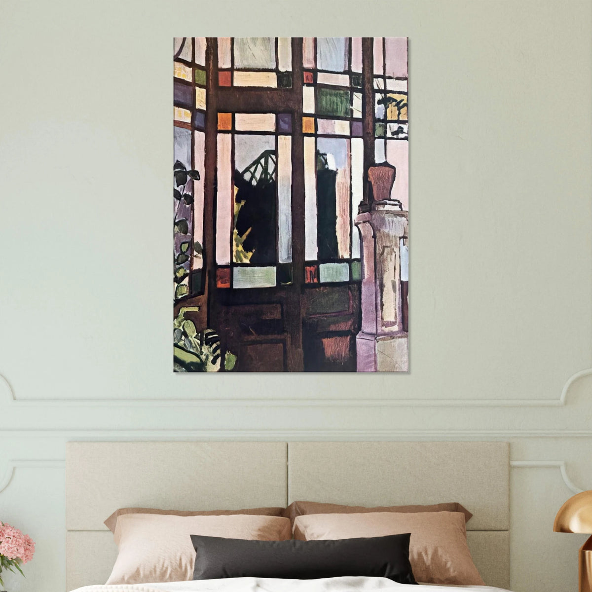 WINDOW WITH COLOURED GLASSES 1906 Canvas | Raoul Dufy Canvas | Raoul Dufy Shop