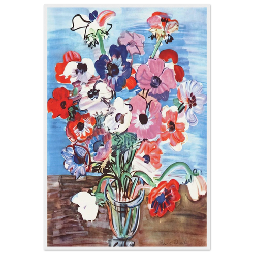 ANEMONES 1937 Framed Poster | Raoul Dufy Framed Prints Wall Art | Raoul Dufy Shop