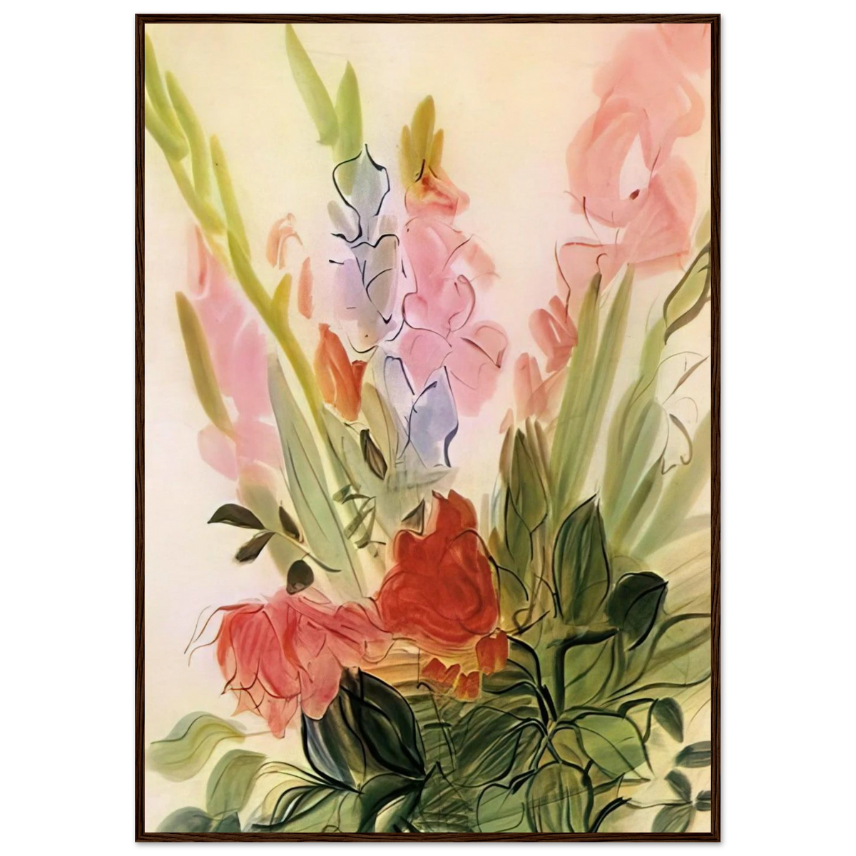 GLADIOLI 1942 Framed Poster | Raoul Dufy Framed Prints Wall Art | Raoul Dufy Shop