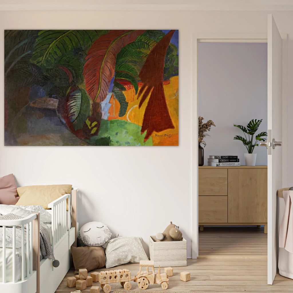 PALM TREES AT MARTIGUES HOMAGE TO GAUGUIN 1910 Poster | Raoul Dufy Poster | Raoul Dufy Shop