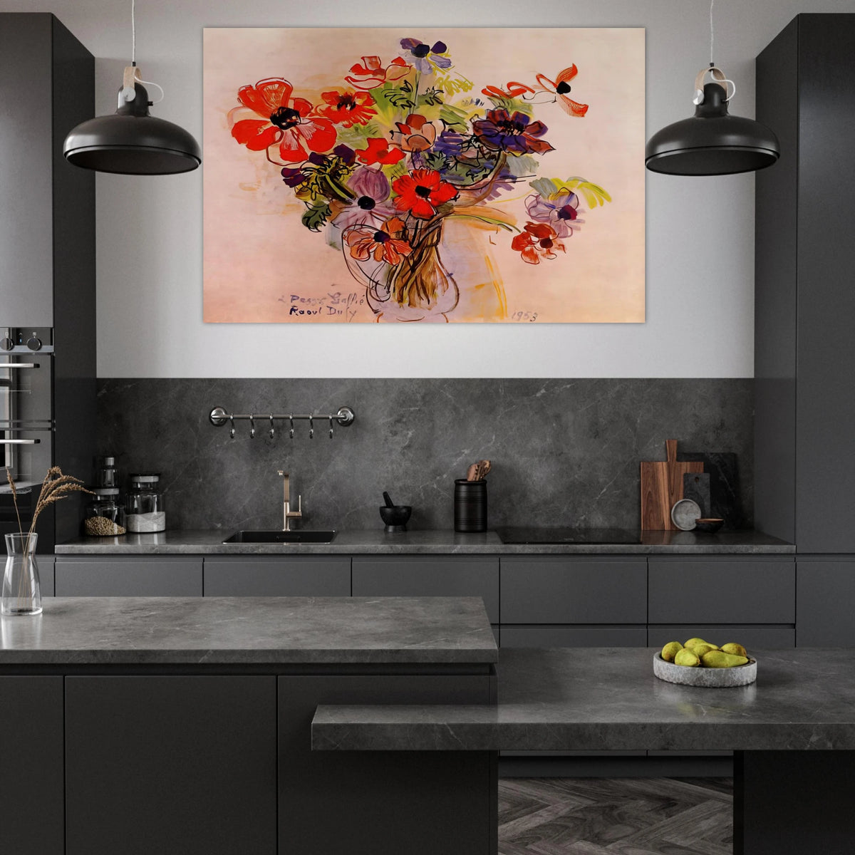 ANEMONES 1953 Poster | Raoul Dufy Poster | Raoul Dufy Shop