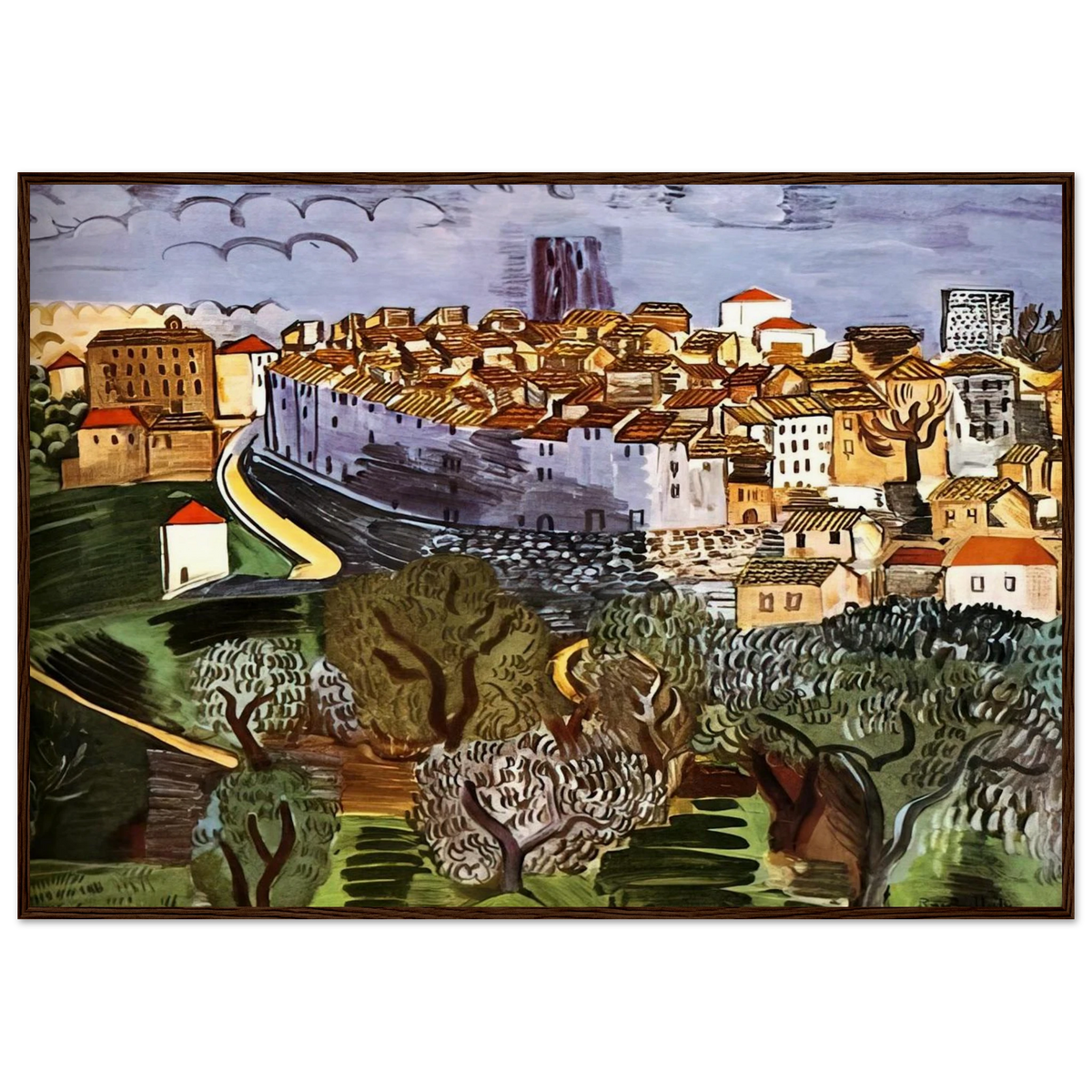 VENCE 1923 Framed Poster | Raoul Dufy Framed Prints Wall Art | Raoul Dufy Shop
