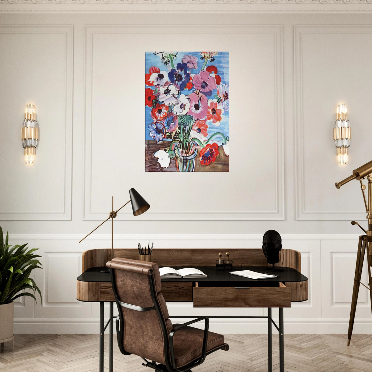 ANEMONES 1937 Canvas | Raoul Dufy Canvas | Raoul Dufy Shop
