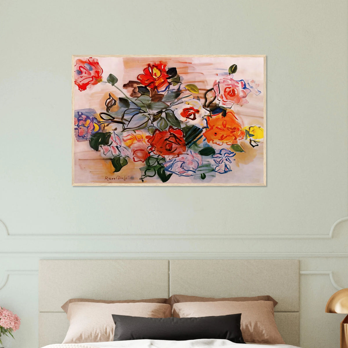 PINK BUNCH 1940 Framed Poster | Raoul Dufy Framed Prints Wall Art | Raoul Dufy Shop
