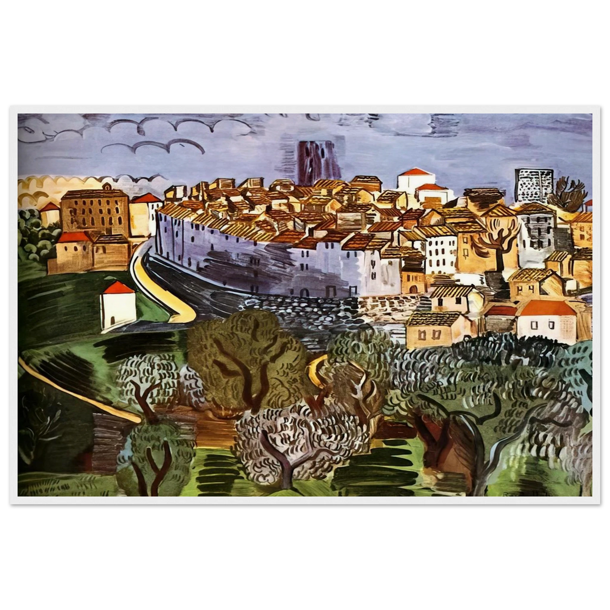 VENCE 1923 Framed Poster | Raoul Dufy Framed Prints Wall Art | Raoul Dufy Shop