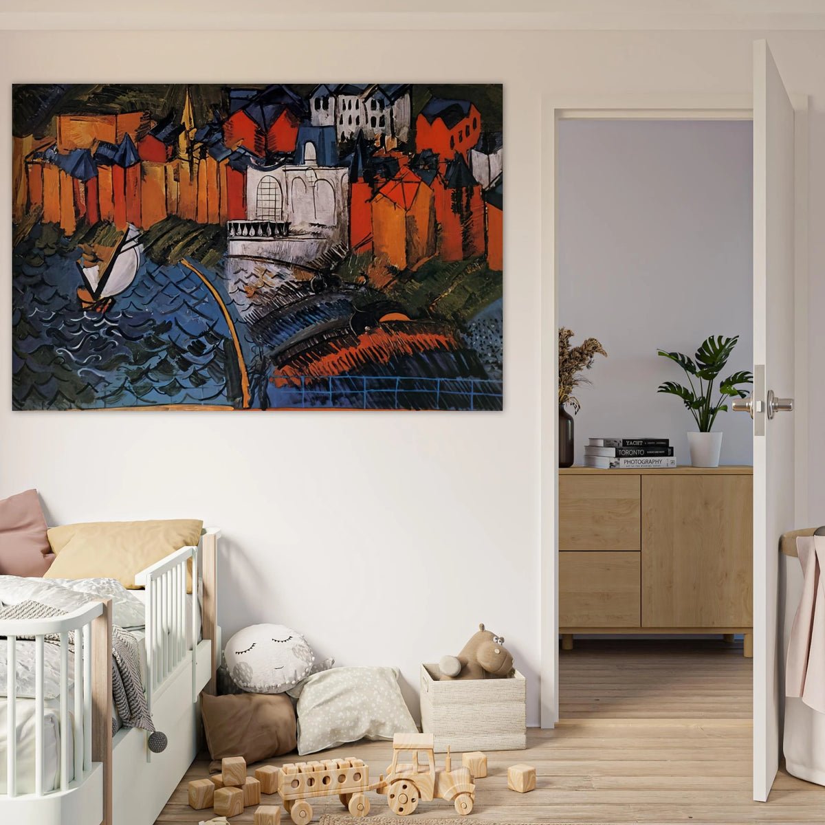 SAILBOAT AT SAINTE ADRESSE 1912 Poster | Raoul Dufy Poster | Raoul Dufy Shop