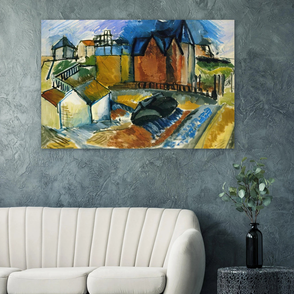 THE BEACH AT HAVRE 1910 Poster | Raoul Dufy Poster | Raoul Dufy Shop