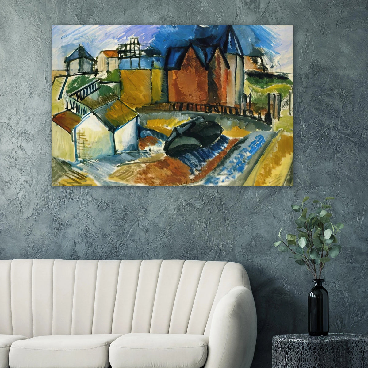 THE BEACH AT HAVRE 1910 Poster | Raoul Dufy Poster | Raoul Dufy Shop
