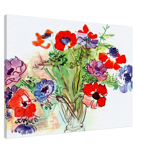 BOUQUET OF FLOWERS 1937 Canvas | Raoul Dufy Canvas | Raoul Dufy Shop