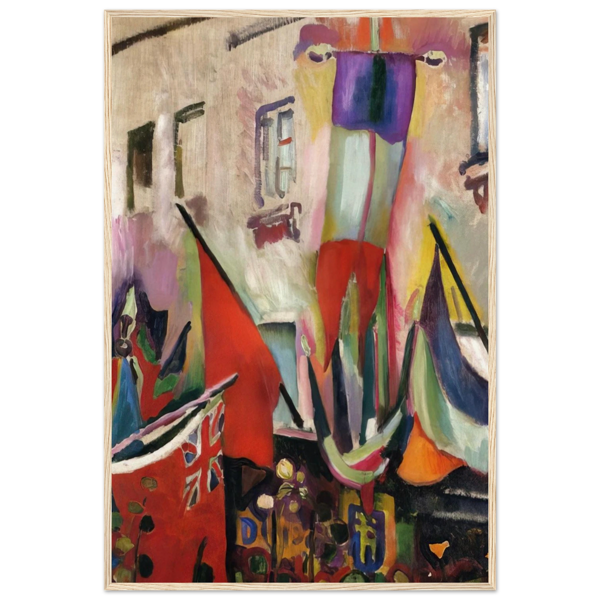 FLAGS 1906 Framed Poster | Raoul Dufy Framed Prints Wall Art | Raoul Dufy Shop