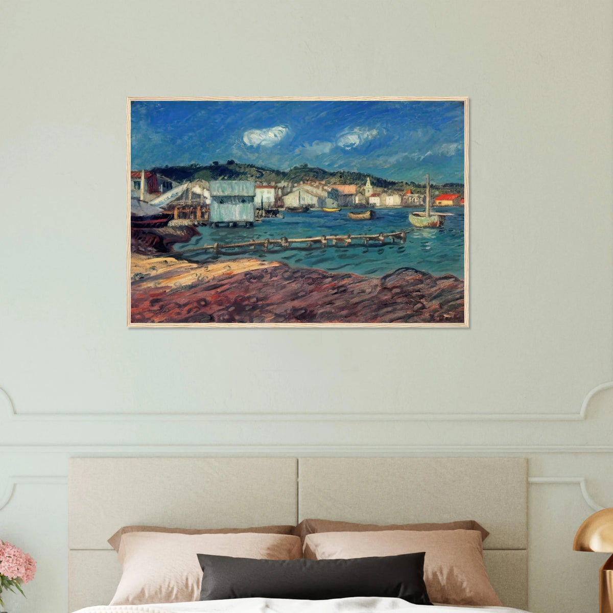 THE PORT OF MARTIGUES Framed Poster | Raoul Dufy Framed Prints Wall Art | Raoul Dufy Shop