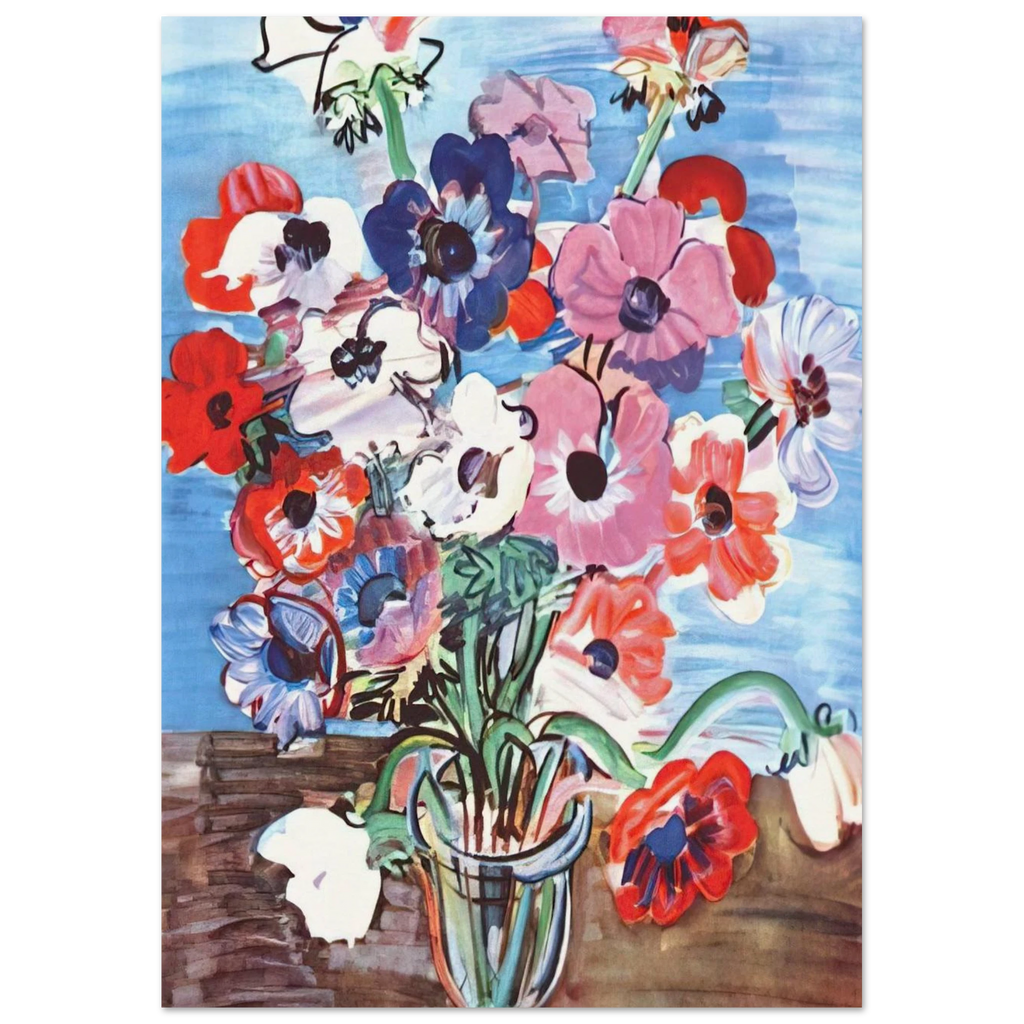 ANEMONES 1937 Poster | Raoul Dufy Poster | Raoul Dufy Shop
