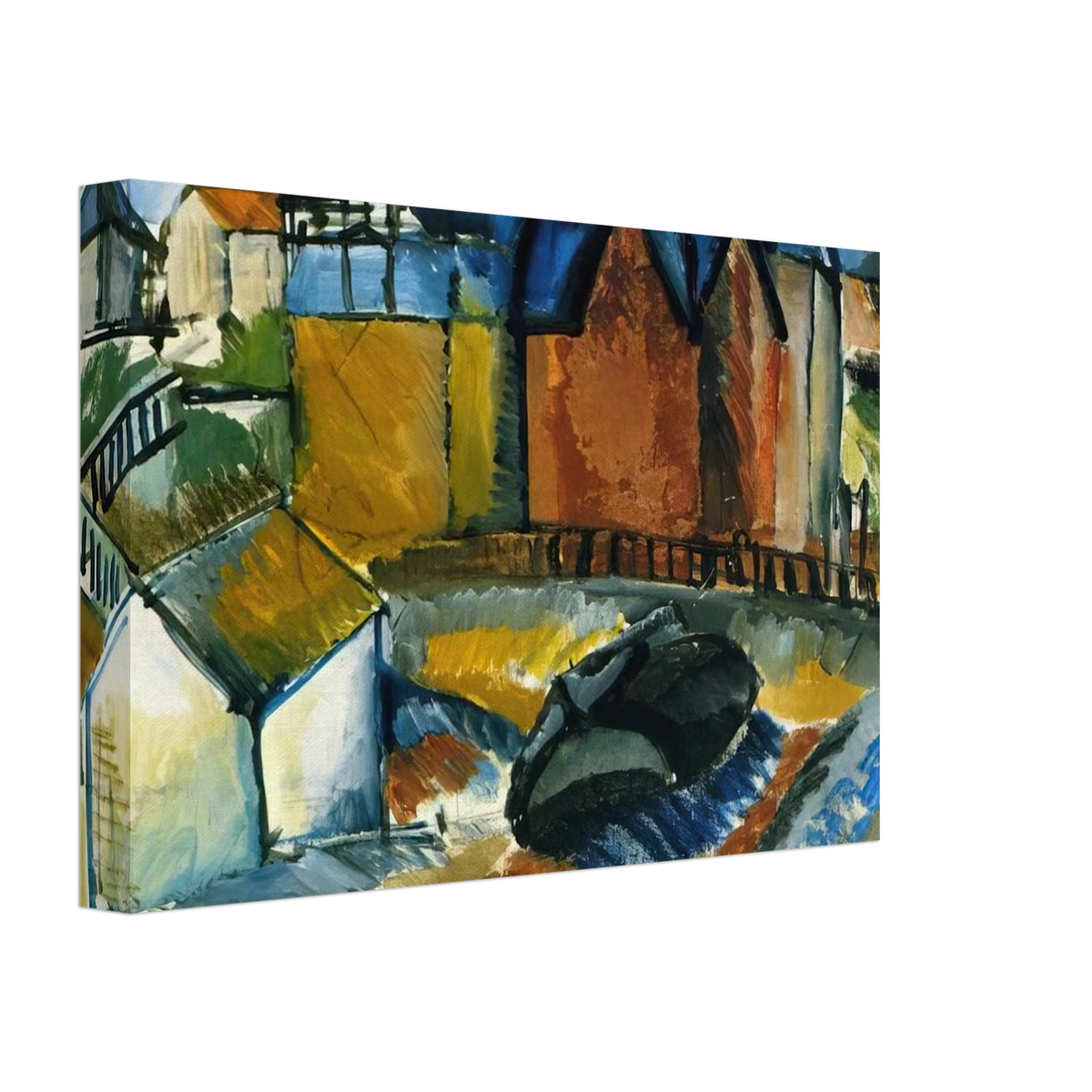 THE BEACH AT HAVRE 1910 Canvas | Raoul Dufy Canvas | Raoul Dufy Shop