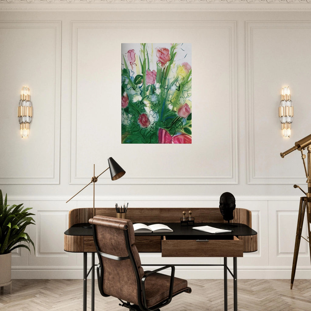 BOUQUET OF ROSES Canvas | Raoul Dufy Canvas | Raoul Dufy Shop