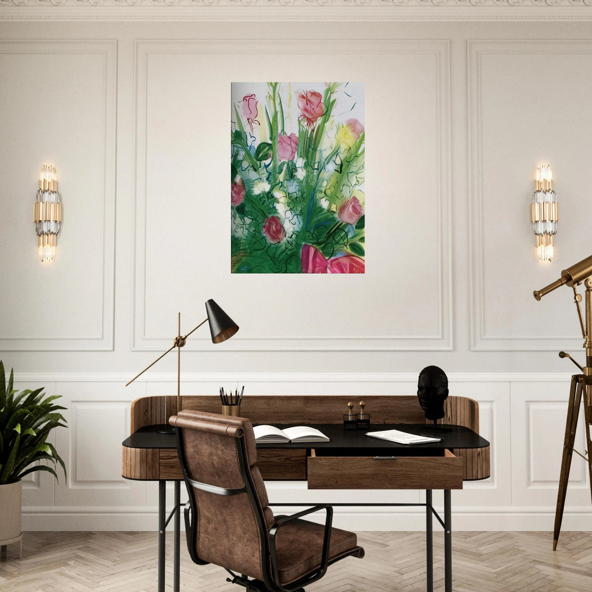 BOUQUET OF ROSES Canvas | Raoul Dufy Canvas | Raoul Dufy Shop