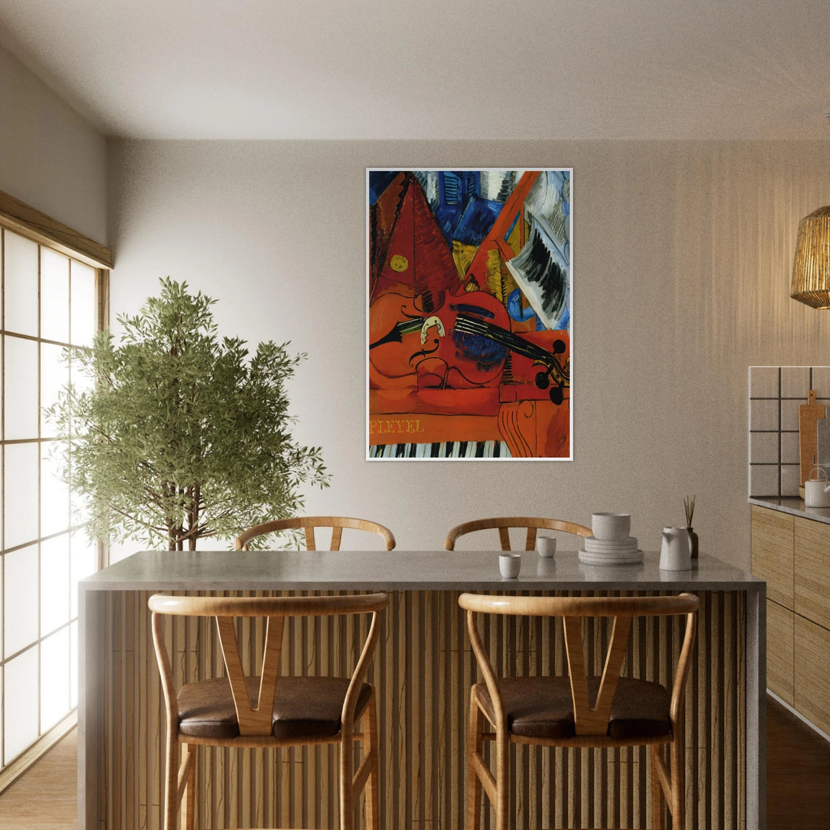 THE VIOLIN 1916 Framed Poster | Raoul Dufy Framed Prints Wall Art | Raoul Dufy Shop