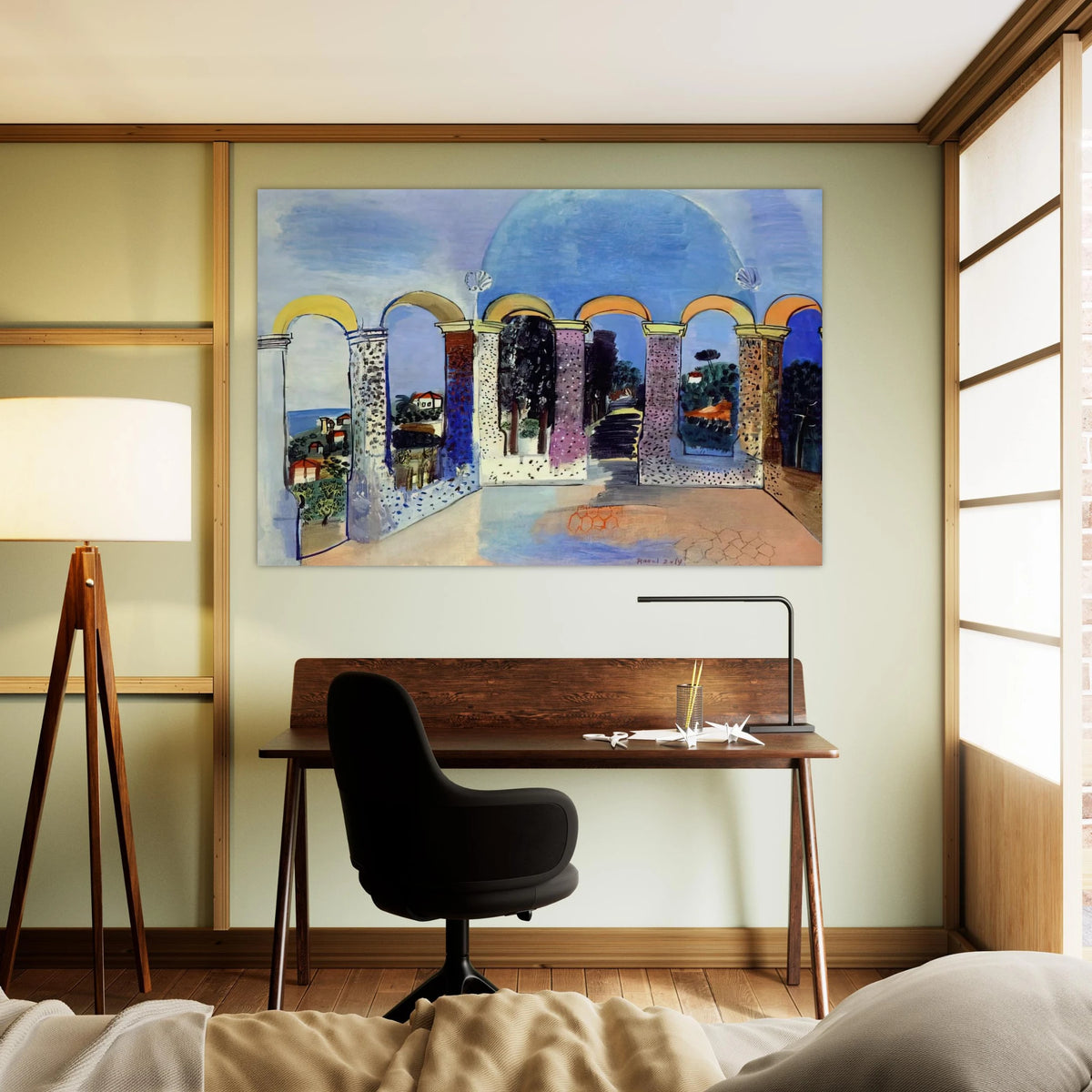 ARCADES AT VALLAURIS 1927 Poster | Raoul Dufy Poster | Raoul Dufy Shop
