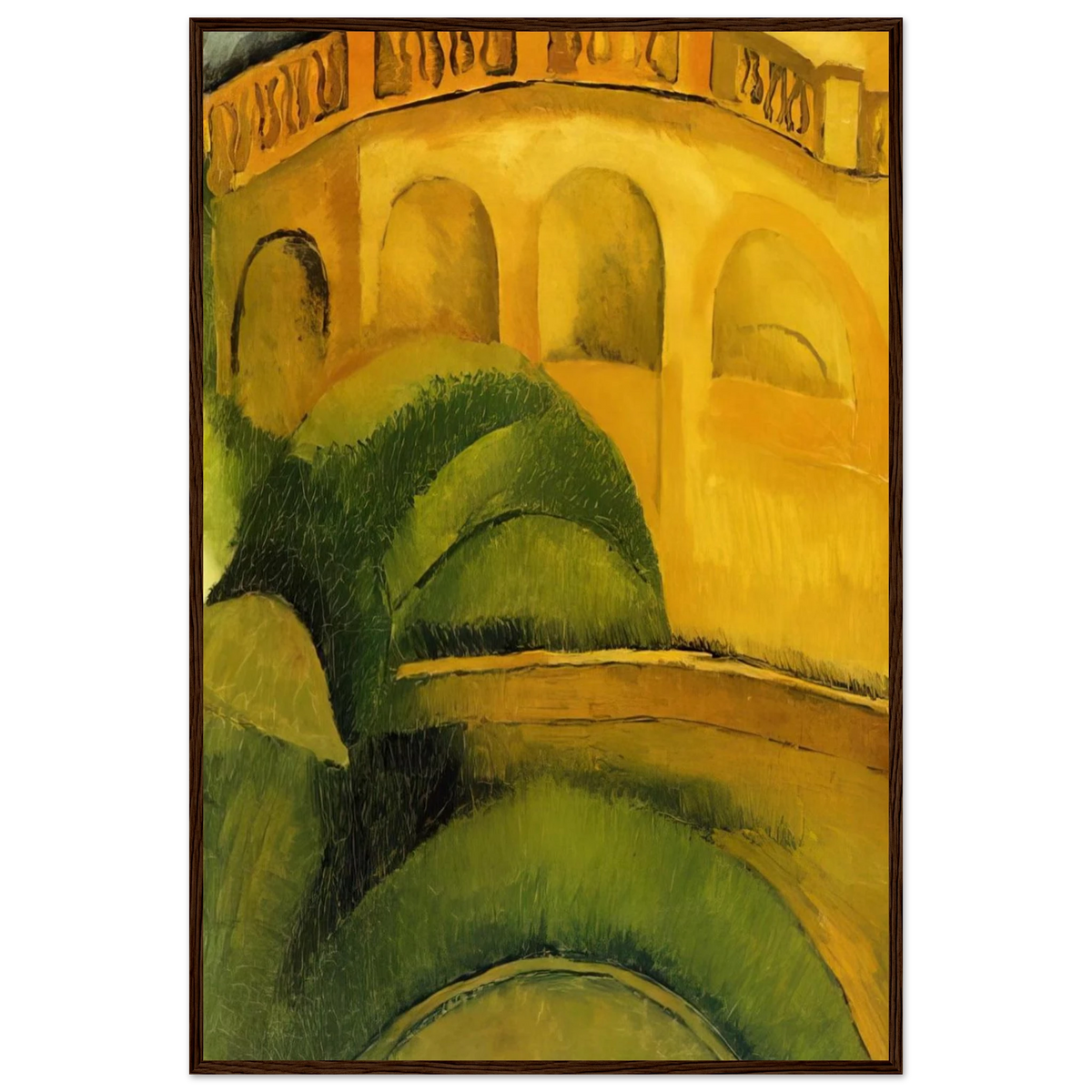 ARCADES AT L ESTAQUE 1908 Framed Poster | Raoul Dufy Framed Prints Wall Art | Raoul Dufy Shop