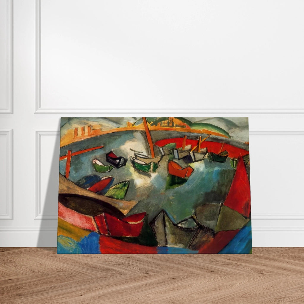 BOATS IN MARSEILLE 1908 Canvas | Raoul Dufy Canvas | Raoul Dufy Shop