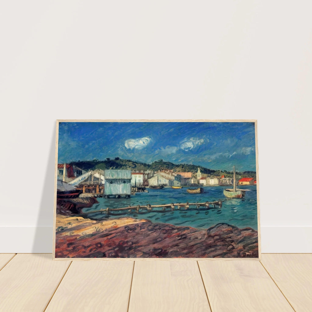 THE PORT OF MARTIGUES Framed Poster | Raoul Dufy Framed Prints Wall Art | Raoul Dufy Shop