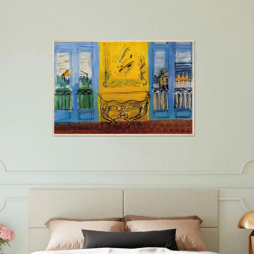 CONSOLE WITH TWO WINDOWS 1948 Framed Poster | Raoul Dufy Framed Prints Wall Art | Raoul Dufy Shop